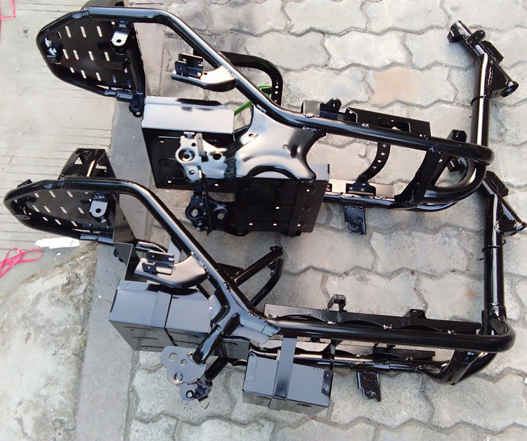 Little turtle 72v60v frame electric scooter electric car modified to strengthen the car frame turtle 5 turtle king 3 generation lengthened electric car