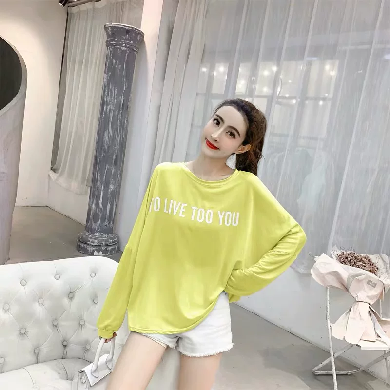 Long-sleeve sun-protection top, silk-base oversized summer style 2021