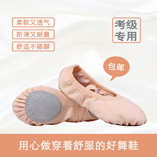 Free Band Pink Dance Shoes Women Adults Softbottom Exercises Shoes Children Ballet Dancer Claws Shoes Body Dancing Shoes
