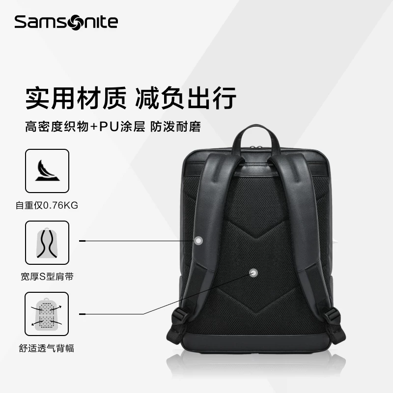 Самсоните/Стильный вместительный рюкзак Samsonite, трендовый ноутбук, школьная сумка, бизнес-версия