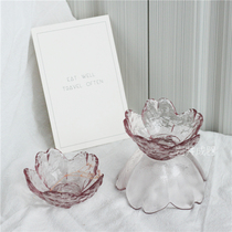 Iwai Machinery Japanese cherry powder flavored dish cake butterfly hot pot dip dish dish dish snack bowl