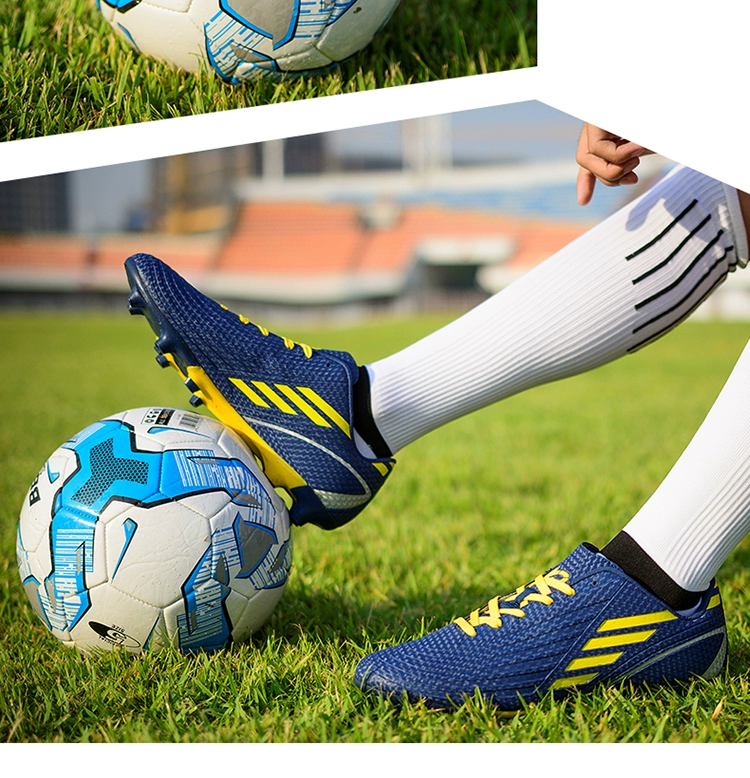 Giày nam và nữ giày bóng đá mũi nhọn giày thể thao cỏ nhân tạo Giày trẻ em đá giày thi đấu của học sinh - Giày bóng đá giày the thao nam nike
