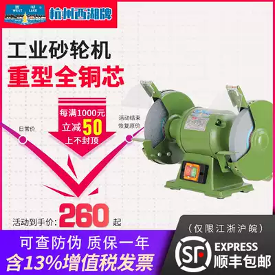 Hangzhou West Lake desktop vertical floor environmental protection dust removal grinder Industrial grade heavy-duty sharpener Metal grinding