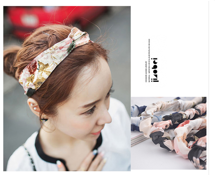 Hàn Quốc mặt tóc băng đô headband headband rộng bên dễ thương ngọt ngào làm tóc hoang dã Sen nữ siêu cổ tích net tóc đỏ kẹp tóc cho bé gái