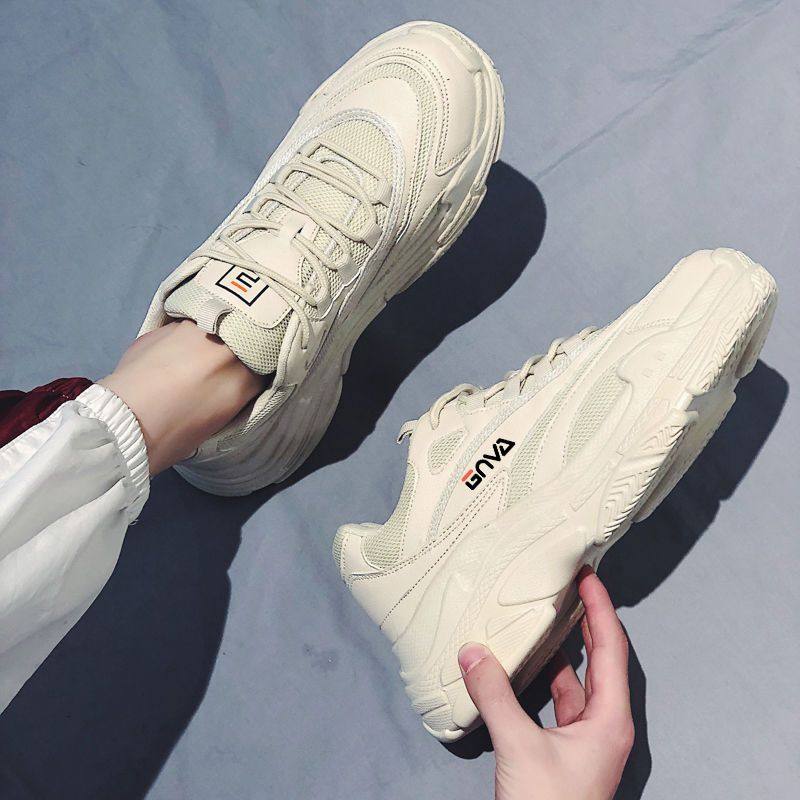 Spring Summer Men Sneakers 45 Great Code 46 Little White Ins Chains Breathable Old Daddy Shoes Trend Teen Men's Shoes 47 