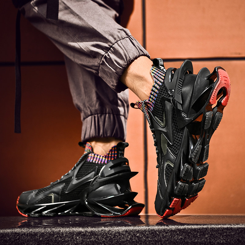 Sports shoes men's shoes 2022 new daddy shoes men's trendy shoes autumn shock-absorbing ultra-light running shoes blade shoes running shoes