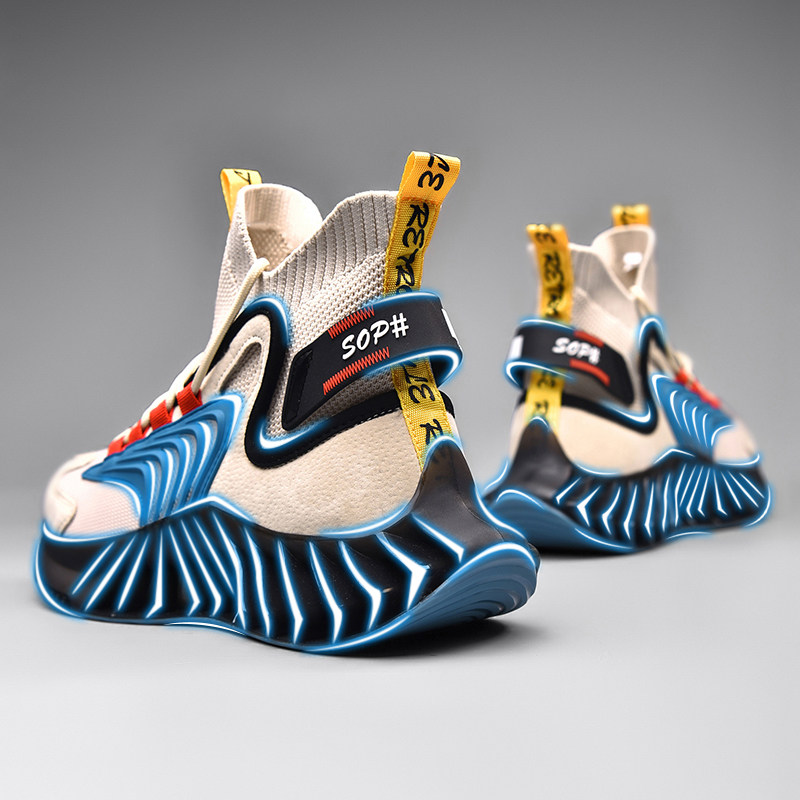 Putian aj men's shoes 2022 new blade shoes spring sports large size ins increase old tide shoes high top