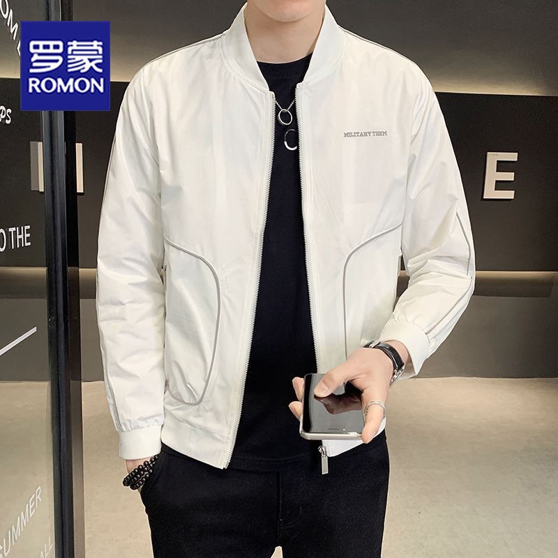 Lomon jacket male spring and autumn jacket 2022 new Korean casual trend handsome flower youth baseball