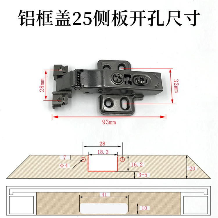 bản lề thủy lực cửa kính 20 Bìa 25 Tấm bên nhôm cửa khung cửa Minimalist 20 hẹp kính hiển thị tủ kính Buffer Full -Lyric Aluminum Windows cửa bản lề sàn 1 cánh bản lề thủy lực hafele