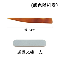 Нож агата составляет около 9 см (случайный цвет) + полировочный палочка