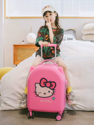 Милый маленький мультяшный чемодан для принцессы, универсальная коробка, 18 дюймов