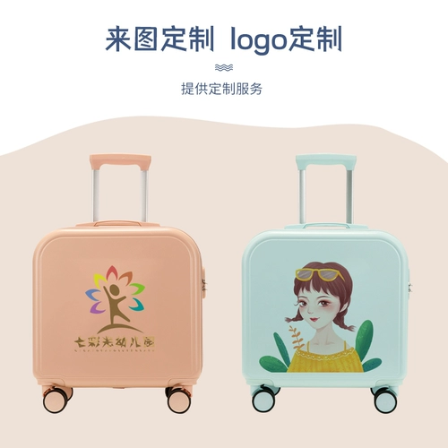 Мультяшный японский чемодан, 18 дюймов, делается под заказ, с печатью вашего логотипа, 20 дюймов