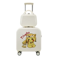 Белая шиба Ину Пикачу+маленькая сумка