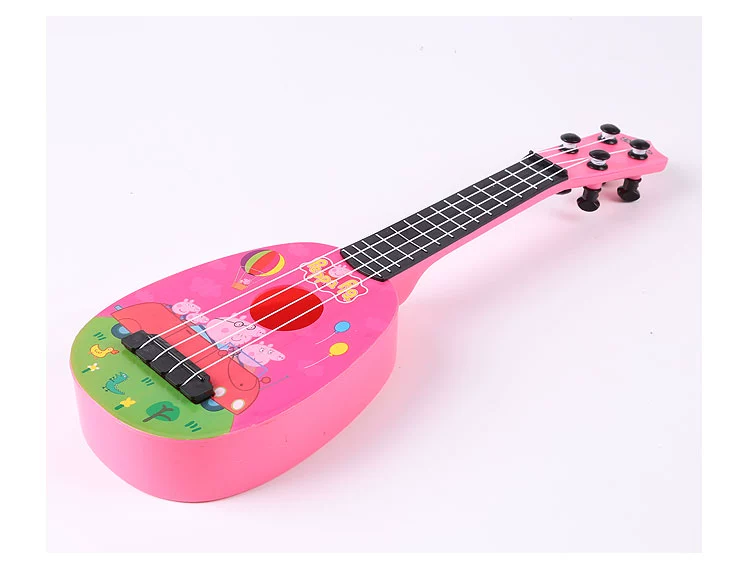 Trẻ em của âm nhạc mô phỏng guitar có thể chơi nhạc cụ bé giáo dục sớm nhựa Yiwu đồ chơi nhỏ bán buôn gian hàng cung cấp
