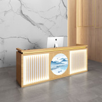 New Chinese style Classical style Small shop cashier Clothing store Bar Beauty salon Health hall Reception desk