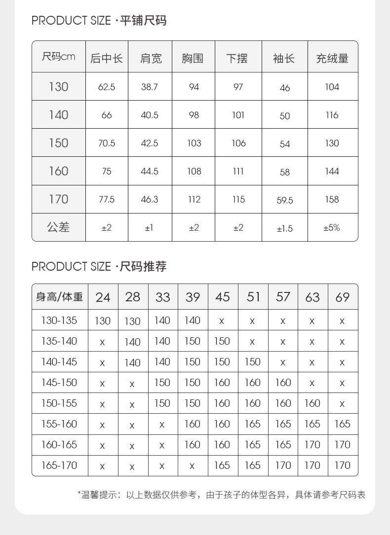 高梵&史努比 儿童 工装风90白鸭绒羽绒服 图10