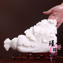 Cabbage Pendulum piece Treasure Big Number Natural Jade Living Room Genguan Office Adornment Jo Relocation Business Gift