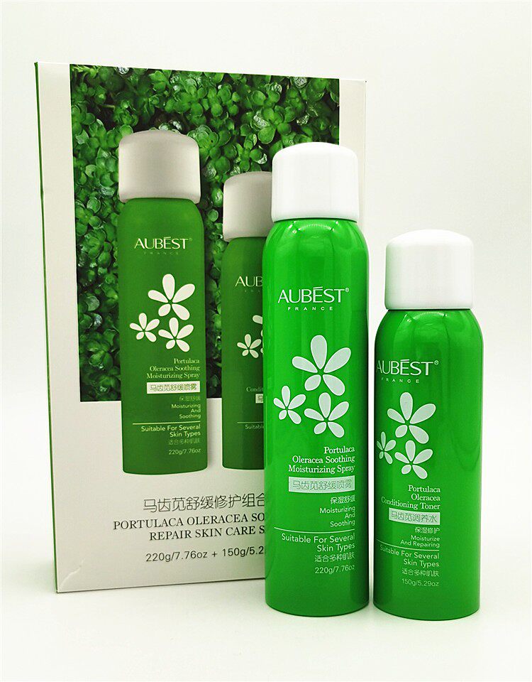 Aube Poetry Horse Tooth Purslane Soothing repair spray Anti-red blood moisturizing and moisturizing convergence pores sizing resistant to wrinkles