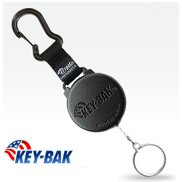 American KEYBAK stainless steel chain telescopic keychain anti-loss buckle outdoor equipment buckle multi-purpose hanging buckle