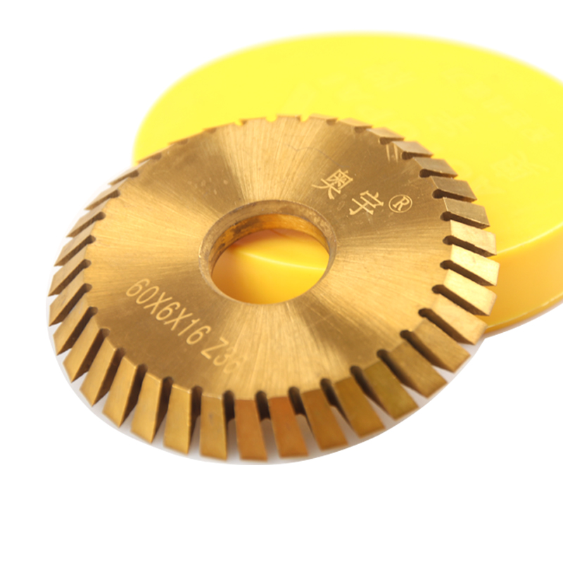 Key machine saw blade plated titanium milling cutter Oyu horizontal machine tool 60X6X16 ultra-value