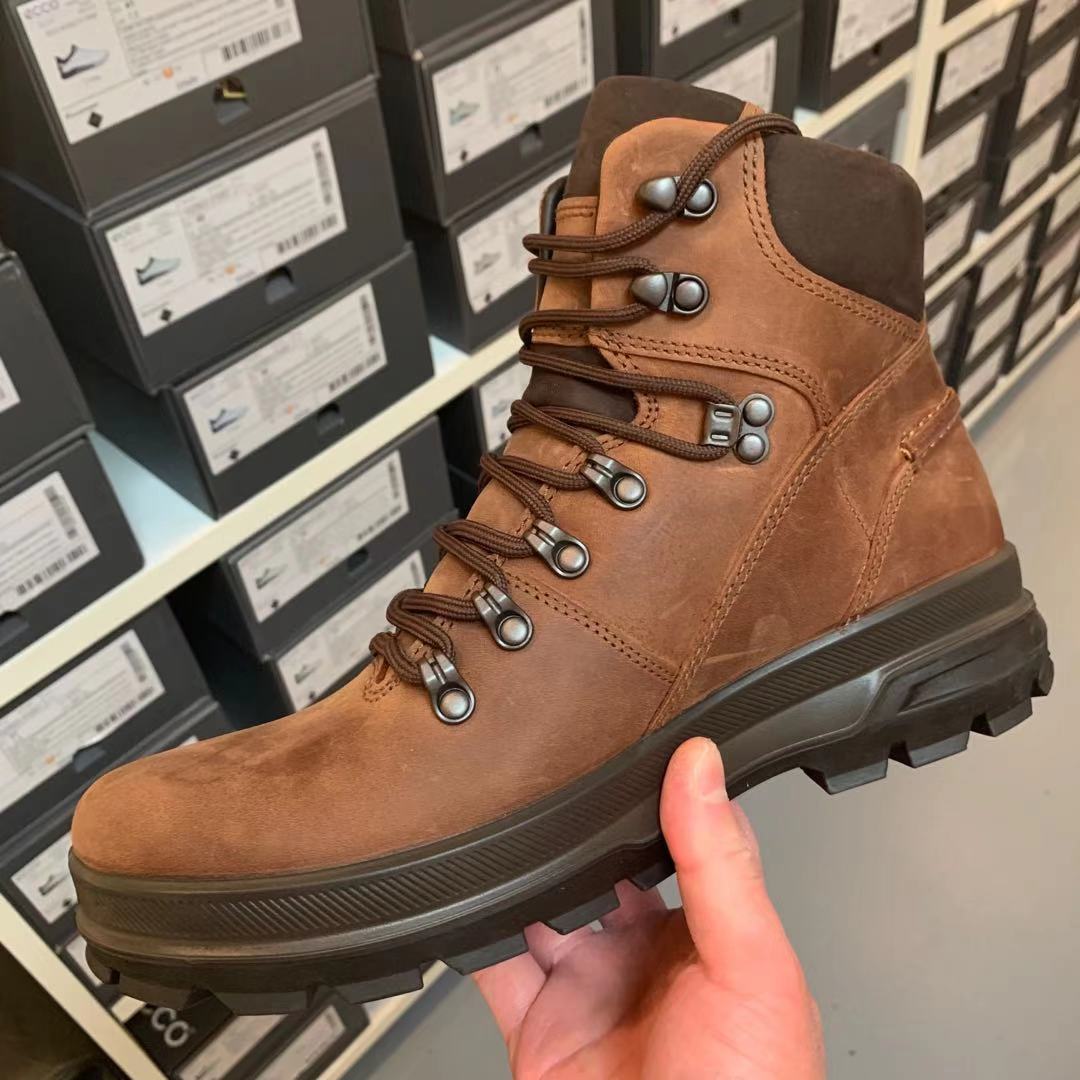 ECCO 爱步 Rugged Track 工装踪迹 Hydromax防泼水 男式高帮徒步鞋 40码 3.5折.05 海淘转运到手约￥656