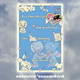 Onionion* Bird Bird One Memory Photo Frame Illustration Blanket Warm Flannel Dormitory Office Air Conditioning Blanket
