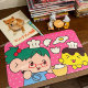 Onionion*Mnbr Showa Pink Little Chef Pu Leather Desk Mat Office Desk Student Dormitory Desktop