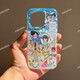 Onionion* Bird Bird One Winter Snowy Night Double-Layer Glossy Magnetic Phone Case Large Hole Imd Phone Case