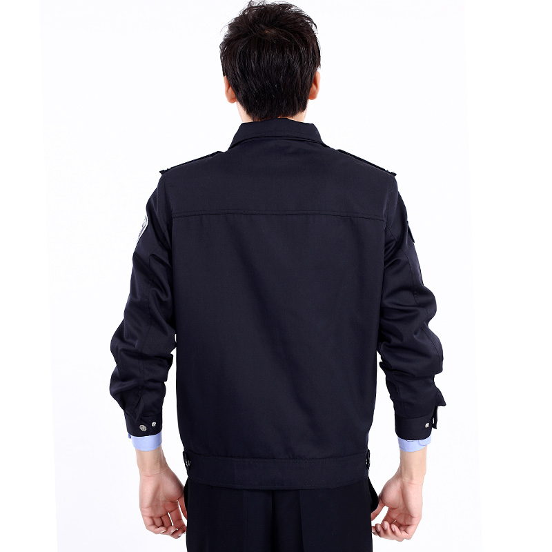 Dịch vụ xác thực mùa xuân và mùa thu đồng phục dài tay đồng phục len nam và nữ shop quần áo nam
