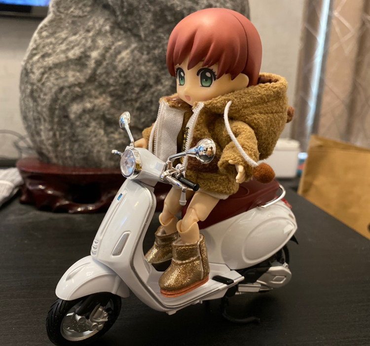 1 12兵人場景配件figma滑板車shf機車ob11機車6寸人偶模型mezco