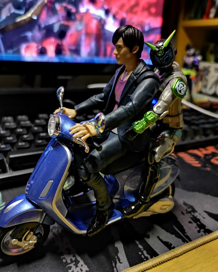 1 12兵人場景配件figma滑板車shf機車ob11機車6寸人偶模型mezco