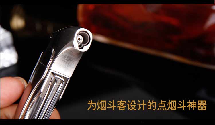 Baicheng HONEST ống bật lửa đặc biệt xì gà khí thẳng vào bơm hơi cá tính sáng tạo cầm tay bật lửa thổi