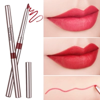 Không thấm nước xoay Lip liner Non-stick Cup Lipstick Lip Lip Bean Bean Aunt Color Korea Bites Lip Makeup Chính hãng - Bút chì môi / môi lót son mamonde màu 21