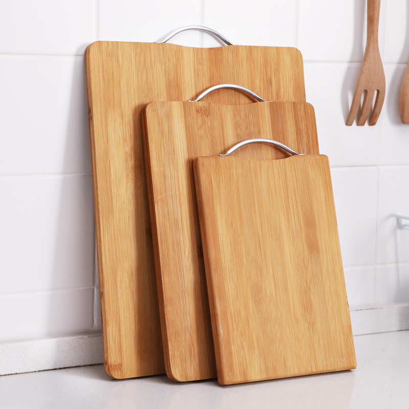 Thickened kitchen mildew wood special knife board Solid wood cutting board Household large rolling plate chopping board Large clearance day