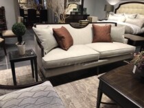 art furniture changing obsession sofa simple American rural solid wood fabric sofa combination customization