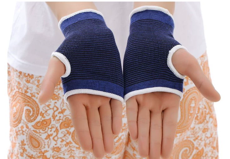 Trẻ em đầu gối miếng đệm khuỷu tay bảo vệ lòng bàn tay cổ tay bóng rổ bóng đá phải có cưỡi leo núi nam và nữ thiết bị bảo vệ - Dụng cụ thể thao bao tay đi nắng
