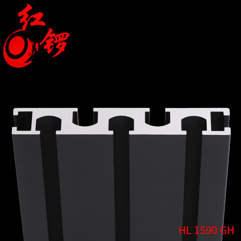 Red Gong Industrial Aluminum Squeeze Type Material Oxidation Black 1590 Aluminum Extruded Material National Standard Heavy panel aluminum alloy table surface profiles