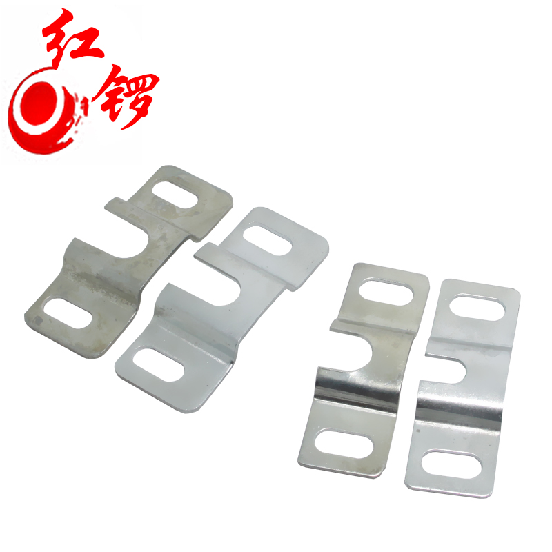 Red Gong aluminum extrusion material accessories Roller roller bracket upper and lower plate assembly line Hardware accessories Roller plate