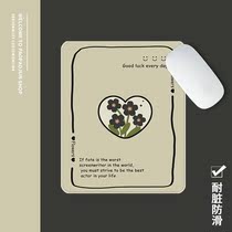 Desktop computer notebook students office minimal flower mouse mat household household for male and female