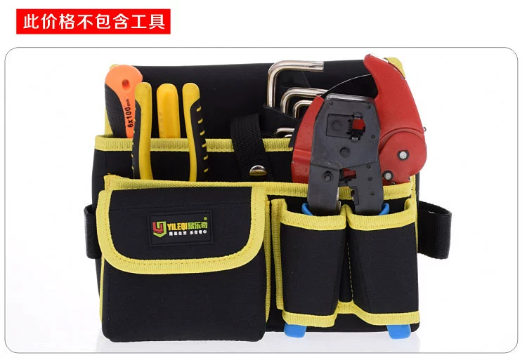 Electrician Eo Bag Canvas Multi-tool Kit Eo Bag Kit Eo Bag Phần cứng Sửa chữa Túi vải Oxford Mặc - Túi túi đeo hông du lịch