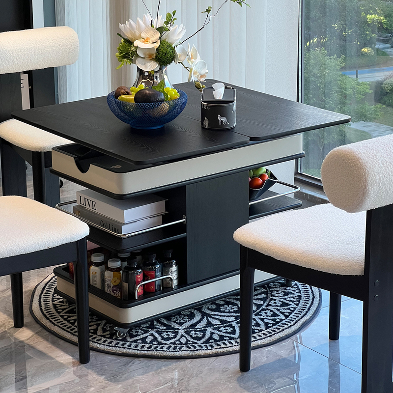 Movable Coffee Table for Living Room, Adjustable Height, Home Side Table, Small Apartment Side Cabinet, Foldable Solid Wood Trolley Movable Coffee Table for Living Room, Adjustable Height, Home Side Table, Small Apartment Side Cabinet, Foldable Solid Wood Trolley