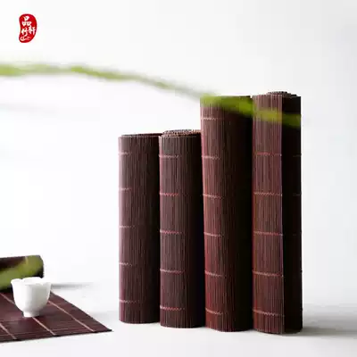Bamboo tea ceremony Tea mat, Bamboo mat, tablecloth, tea set, Bamboo mat, Kung Fu tea accessories, Zen Japanese tea mat, Linen coaster