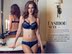 Đồ lót khiêu dâm ngực nhỏ đặt áo ngực ren đỏ siêu mỏng vòng thép rỗng trên bikini ba điểm áo ngực ao lot dep Bikini