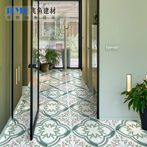 Nordic Small Freshener Balcony Xuan Guan Small Flower Brick Kitchen Retro Flake Tile Toilet Toilet Toilet Bathroom Wall Floor Tiles