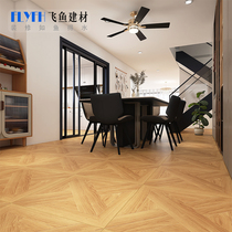 Japan-style Woven Textured 600x600 Wood Grain Brick Living Room Floor Tile Bedroom Imitation Solid Wood Balcony Tile Restaurant Antique Brick