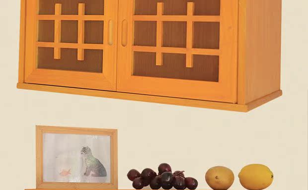Tủ treo tường bằng gỗ chắc chắn Tủ bếp Tủ đựng bát đĩa Tủ nhỏ Tủ kệ 096 - Buồng tủ quần áo bằng gỗ