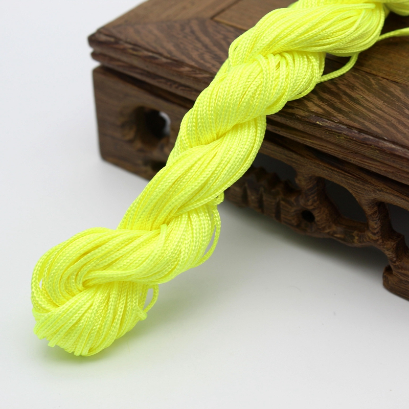Một dòng ngọc bích 1mm Trung Quốc mặt dây đan dệt vòng cổ handmade DIY phụ kiện trang sức vật liệu vòng tay dây đỏ treo - Vòng đeo tay Clasp vòng tay pnj