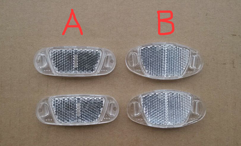 Clear cabin Japanese cat eye glistening sheet Spokes Reflective Sheet Wheel Set of Steel Wire Glistening Lamp