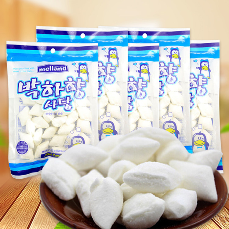 South Korea imported candy melland international diamond mint 130g x 5
