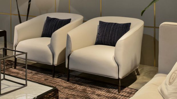 Cung điện nội thất cao cấp tùy chỉnh Ý trussardi sideboard TV tủ đơn ghế sofa bàn cà phê - Bộ đồ nội thất giường gỗ